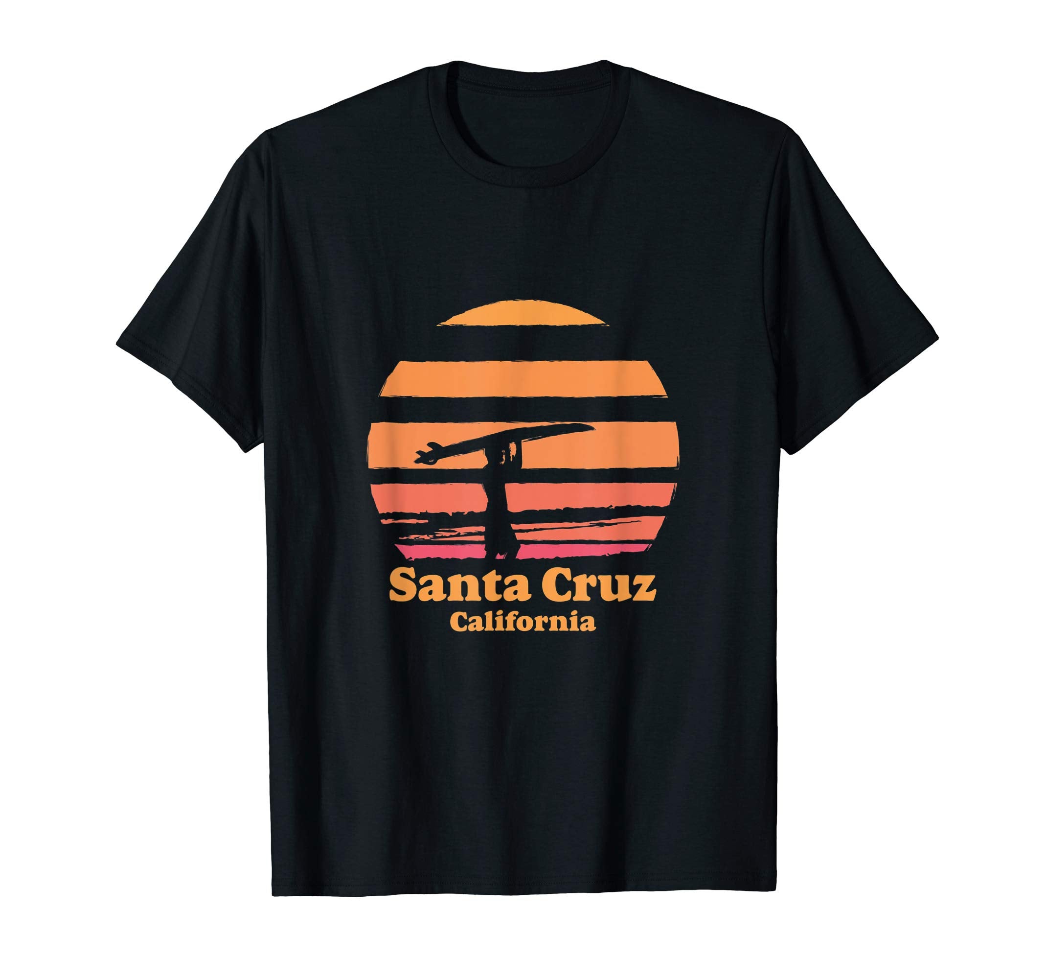 Santa Cruz California Surf Surfing Sun T-Shirt - Trendy Graphic Men Women - T-Shirt, Sweatshirt, Hoodie