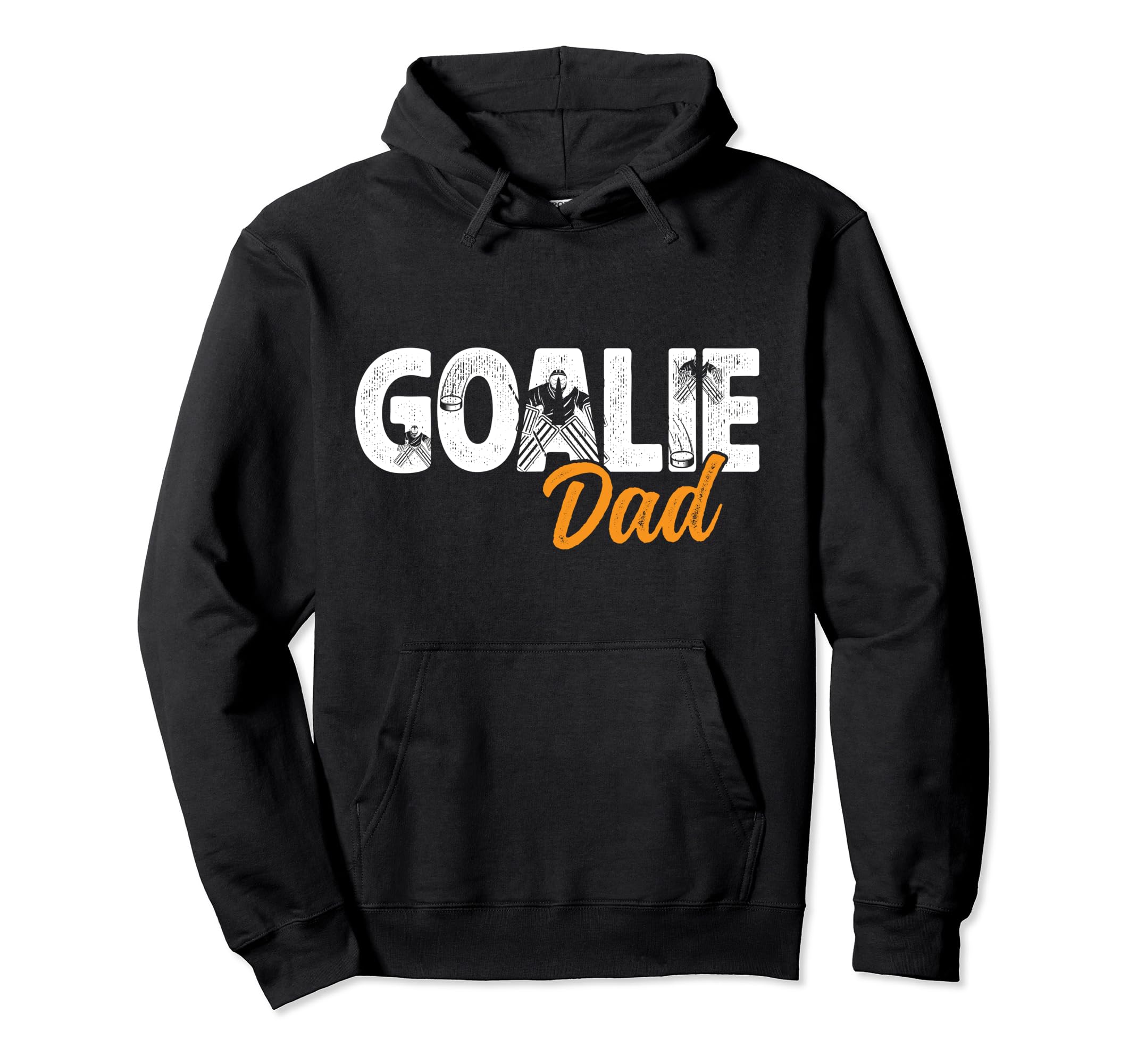 Ice Hockey Goalie Dad Hockey Hoodie - Streetwear Style Men Women - T-Shirt, Sweatshirt, Hoodie