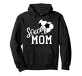 Soccer Ball Heart Soccer Mom Hoodie - Fun Novelty Design Men Women - T-Shirt, Sweatshirt, Hoodie
