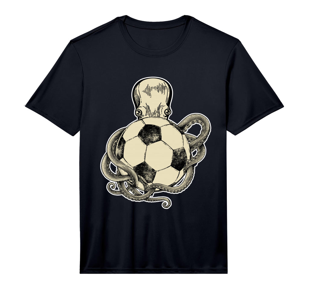 Octopus And Soccer Ball Gift Soccer T-Shirt - Aesthetic Graphic for Adults - T-Shirt, Sweatshirt, Hoodie