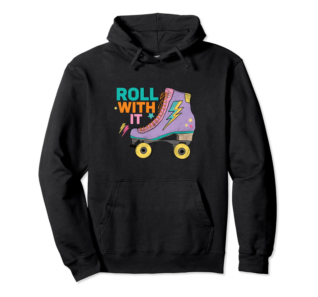 Rollerskates 80S Derby Roller Skating Hoodie - Casual Everyday Wear Unisex - T-Shirt, Sweatshirt, Hoodie