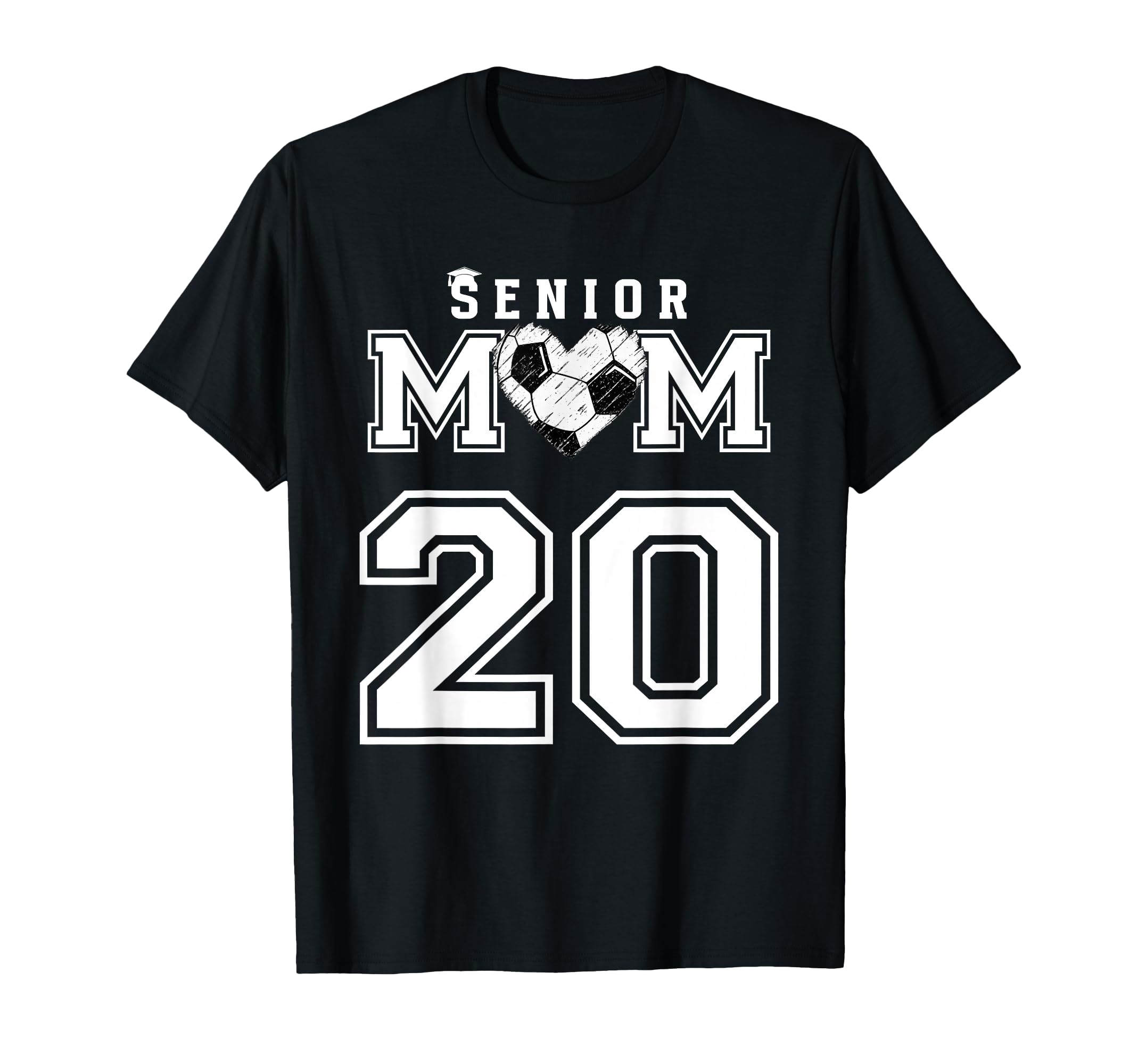 Proud Senior Soccer Mom Custom Jersey T-Shirt - Graphic Print Unisex - T-Shirt, Sweatshirt, Hoodie