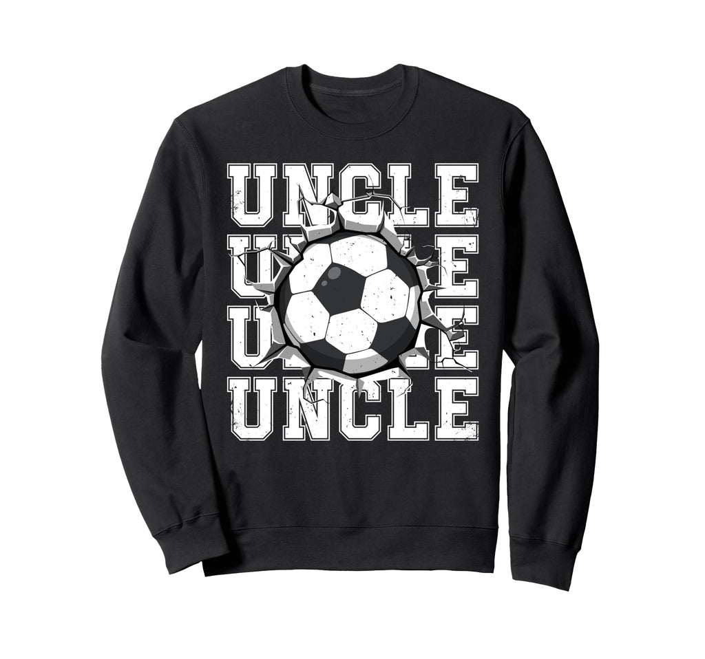 Soccer Uncle Cracked Wall Family Sweatshirt - Aesthetic Graphic for Adults - T-Shirt, Sweatshirt, Hoodie