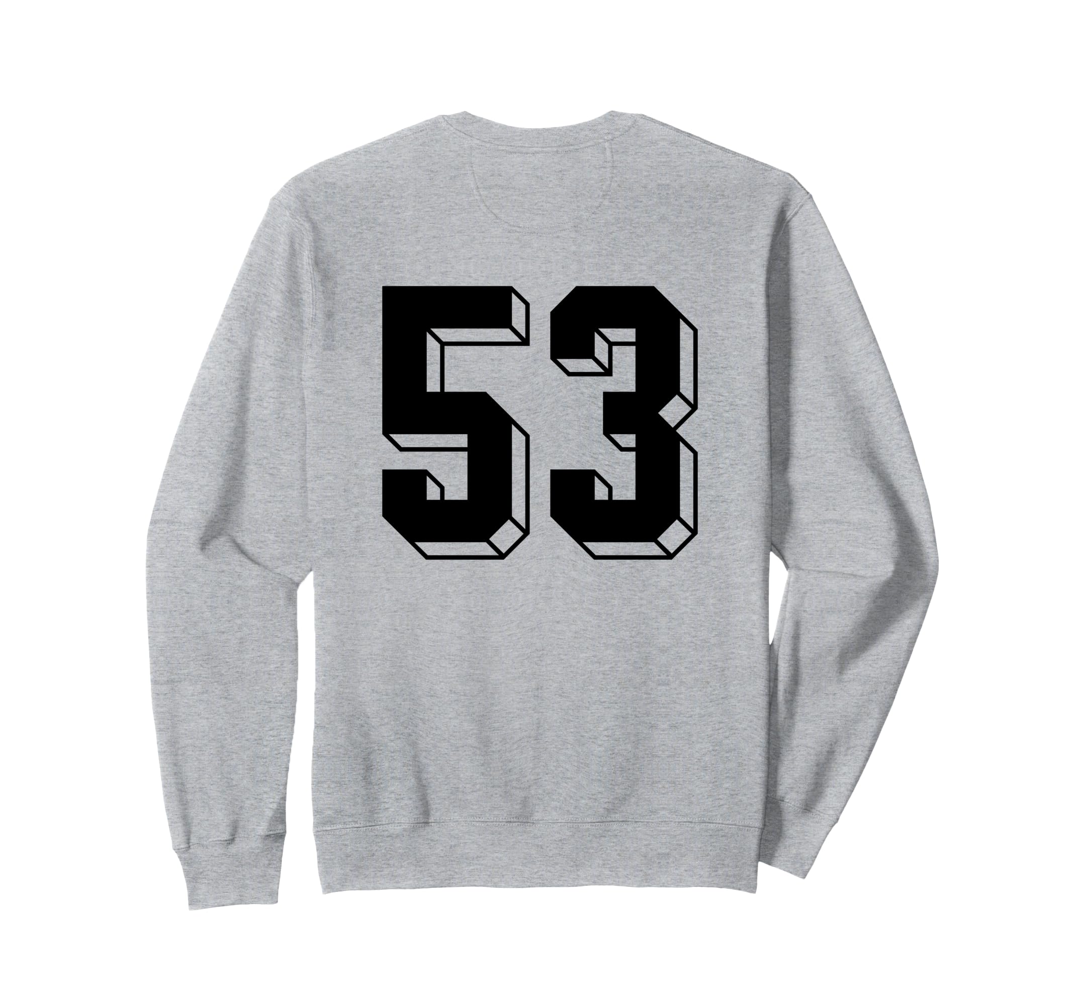 Number 53 Backside 80S 90S Team Sweatshirt - Unique Graphic Men Women - T-Shirt, Sweatshirt, Hoodie