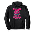 Roller Skating Skate 1970S I Skate Hoodie - Fun Novelty Design for Adults - T-Shirt, Sweatshirt, Hoodie