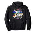 Play Like Empowering Soccer Female Player Hoodie - Trendy Graphic Unisex - T-Shirt, Sweatshirt, Hoodie
