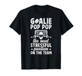 Funny Hockey Goalie Pop Pop Ice Hockey T-Shirt - Minimalist Print Unisex - T-Shirt, Sweatshirt, Hoodie