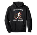 Soccer Lovers Gift Just Who Loves Hoodie - Minimalist Print for Adults - T-Shirt, Sweatshirt, Hoodie