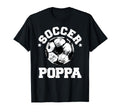 Soccer Poppa Soccer Ball Distressed T-Shirt - Trendy Graphic Men Women - T-Shirt, Sweatshirt, Hoodie