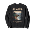 Outdoor Nature Hiking Acadia Sweatshirt - Minimalist Print for Adults - T-Shirt, Sweatshirt, Hoodie