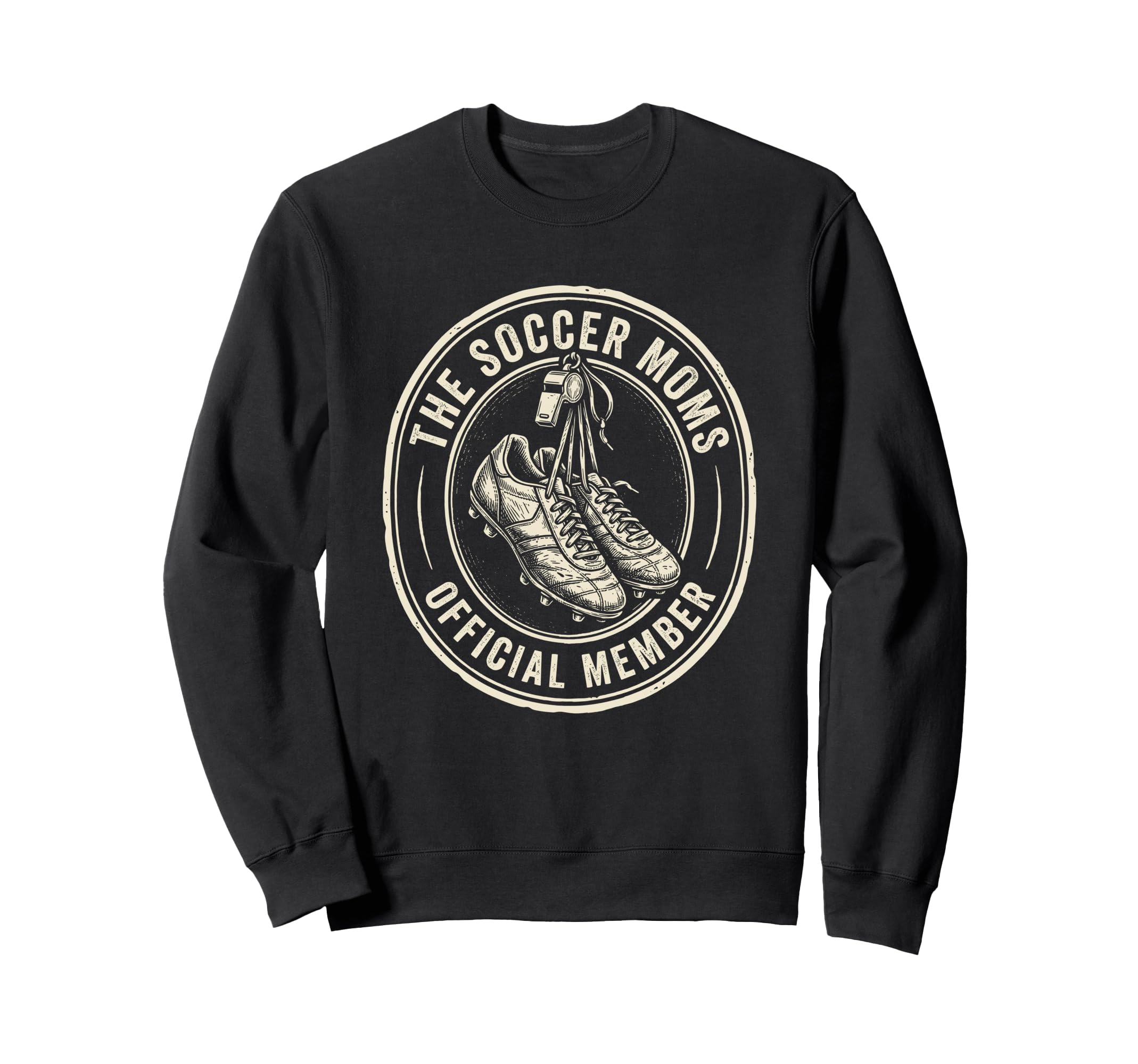 Soccer Moms Member Team Mom Sweatshirt - Minimalist Print Unisex - T-Shirt, Sweatshirt, Hoodie