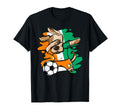 Dabbing Dog Ivory Coast Soccer Fans T-Shirt - Casual Everyday Wear Unisex - T-Shirt, Sweatshirt, Hoodie