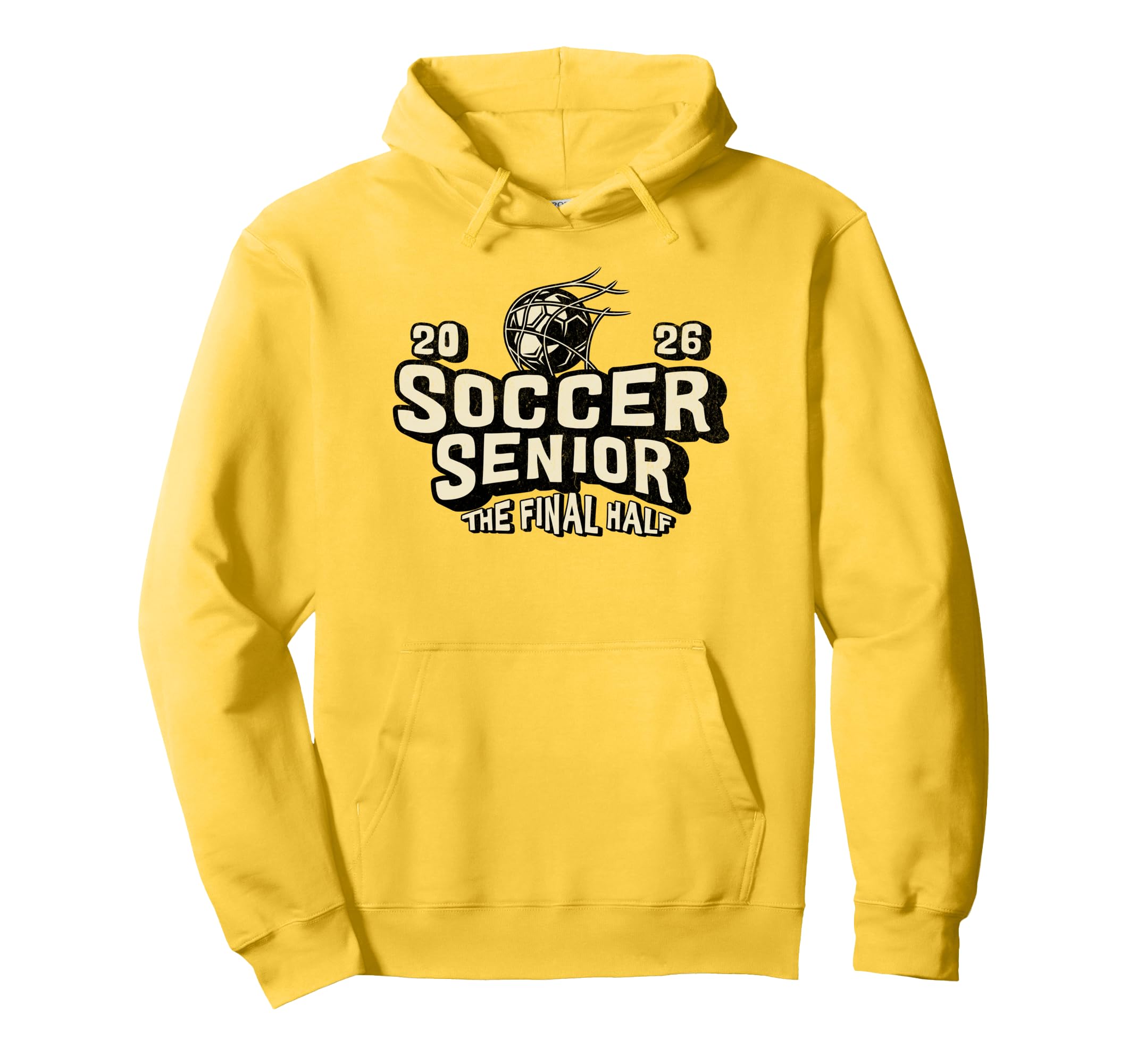 Soccer Senior 2026 Final Half Hoodie - Minimalist Print Men Women - T-Shirt, Sweatshirt, Hoodie
