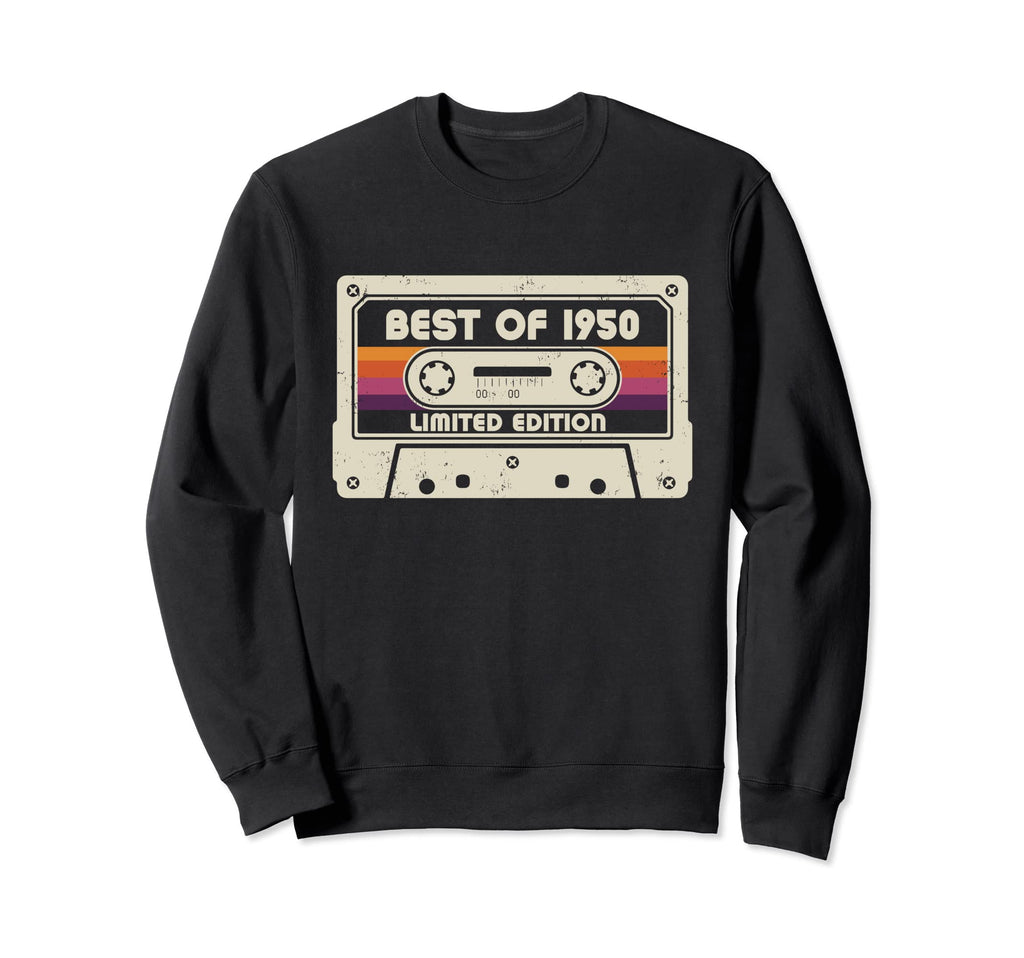 Best 1950 Cassette Tape Birthday Sweatshirt - Aesthetic Graphic Men Women - T-Shirt, Sweatshirt, Hoodie