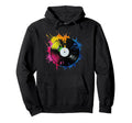 Music Lover Dj Turntable Vinyl Record Hoodie - Novelty Apparel Unisex - T-Shirt, Sweatshirt, Hoodie