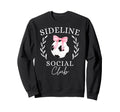 Sideline Social Club Coquette Sweatshirt - Fun Novelty Design for Adults - T-Shirt, Sweatshirt, Hoodie
