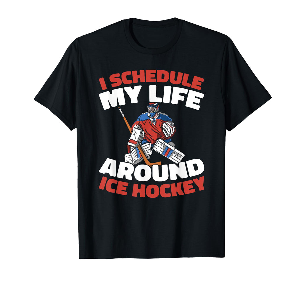 Hockey Goalkeeper Ice Hockey Goalie T-Shirt - Custom Art Print Unisex - T-Shirt, Sweatshirt, Hoodie
