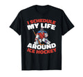 Hockey Goalkeeper Ice Hockey Goalie T-Shirt - Custom Art Print Unisex - T-Shirt, Sweatshirt, Hoodie