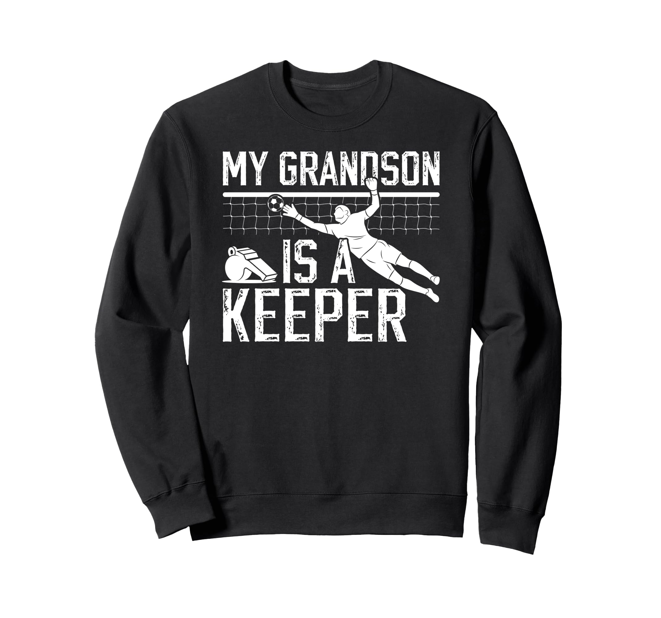 Proud Soccer Keeper Pop Pop Grandpa Sweatshirt - Minimalist Print Unisex - T-Shirt, Sweatshirt, Hoodie