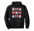 Coquette Bow Soccer Mom Family Sports Hoodie - Streetwear Style Men Women - T-Shirt, Sweatshirt, Hoodie