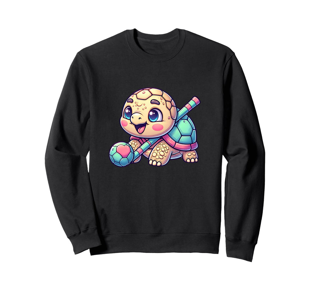 Turtle Heart Soccer Ball Pastel Sweatshirt - Minimalist Print Unisex - T-Shirt, Sweatshirt, Hoodie