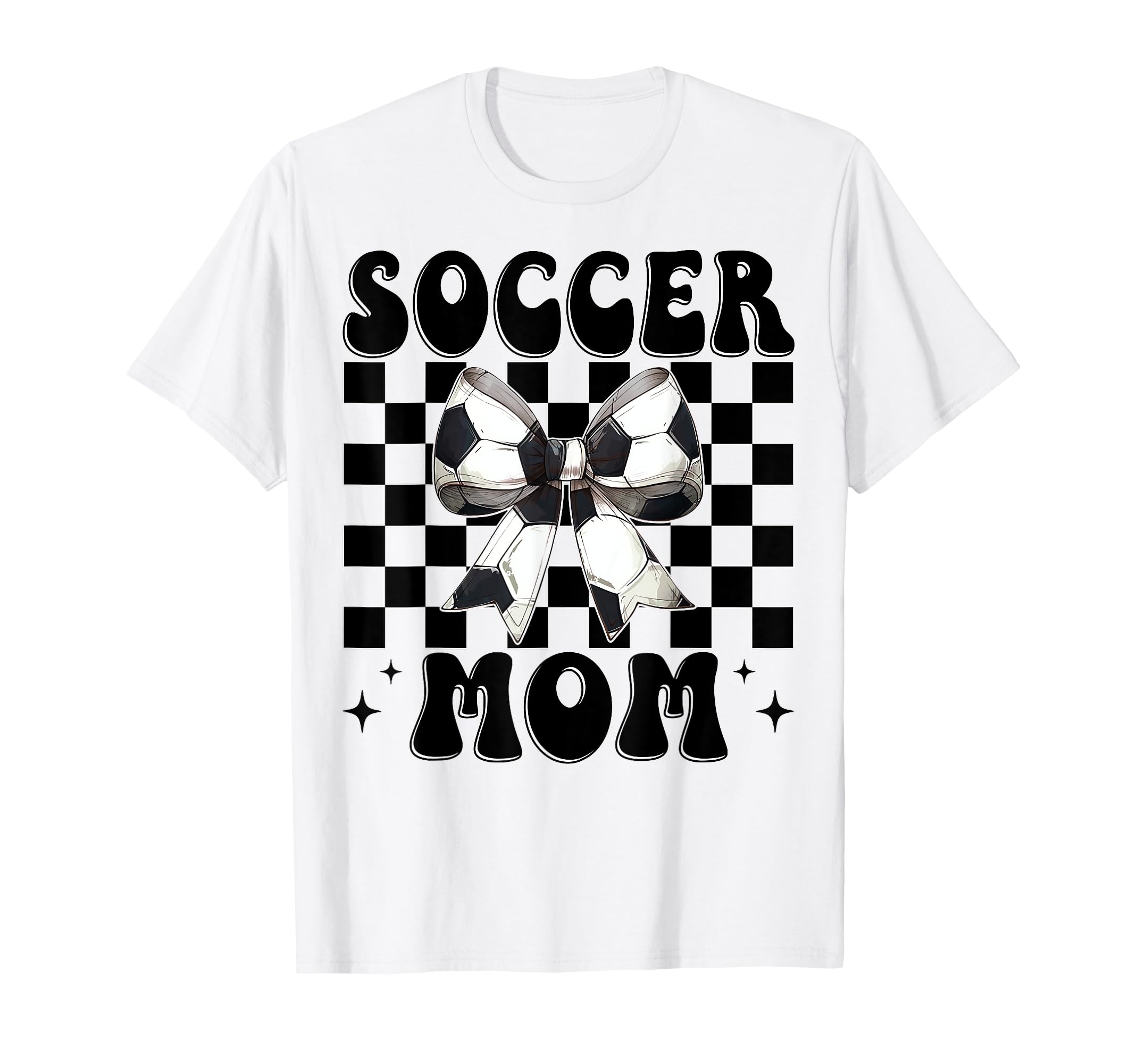 Soccer Mom Soccer Mama Mothers Day Coquette T-Shirt - Graphic Print Unisex - T-Shirt, Sweatshirt, Hoodie