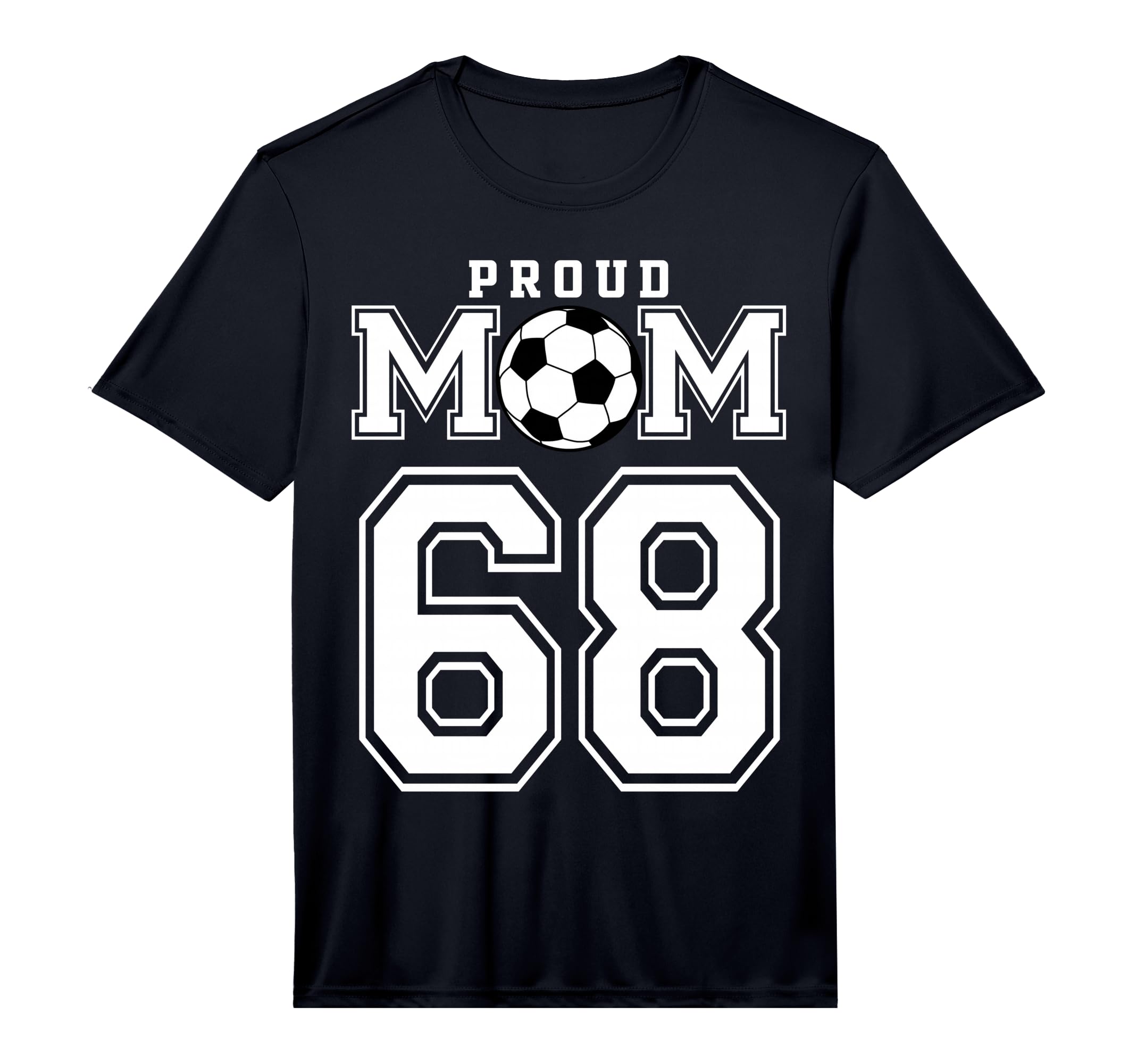 Number 68 Custom Proud Soccer Futbol T-Shirt - Aesthetic Graphic Men Women - T-Shirt, Sweatshirt, Hoodie