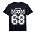 Number 68 Custom Proud Soccer Futbol T-Shirt - Novelty Apparel Men Women - T-Shirt, Sweatshirt, Hoodie