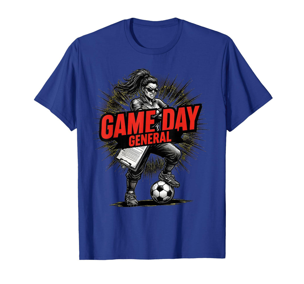 Game Day General Soccer Mom T-Shirt - Minimalist Print for Adults - T-Shirt, Sweatshirt, Hoodie