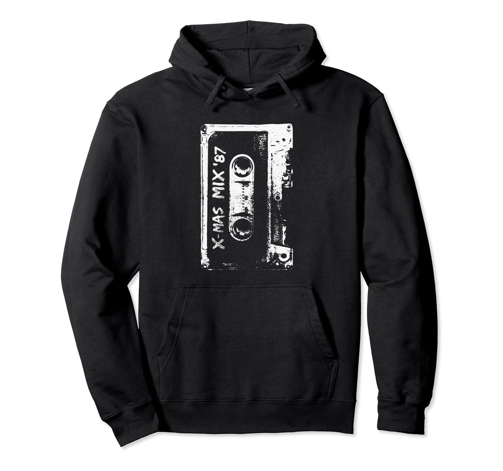 Mixtape Cassette 80S Hoodie - Fun Novelty Design for Adults - T-Shirt, Sweatshirt, Hoodie