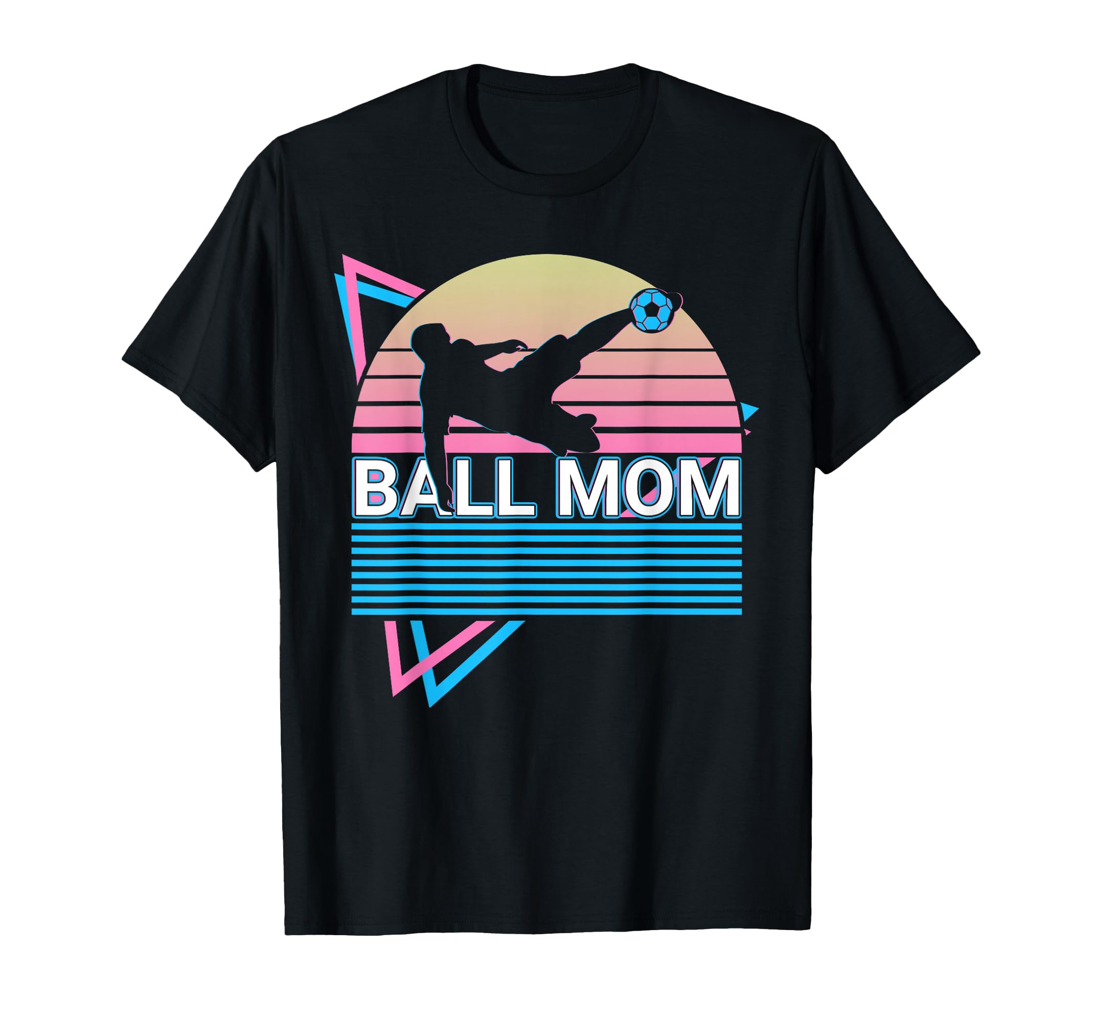Soccer Ball Mom Ball Mom T-Shirt - Streetwear Style Unisex - T-Shirt, Sweatshirt, Hoodie