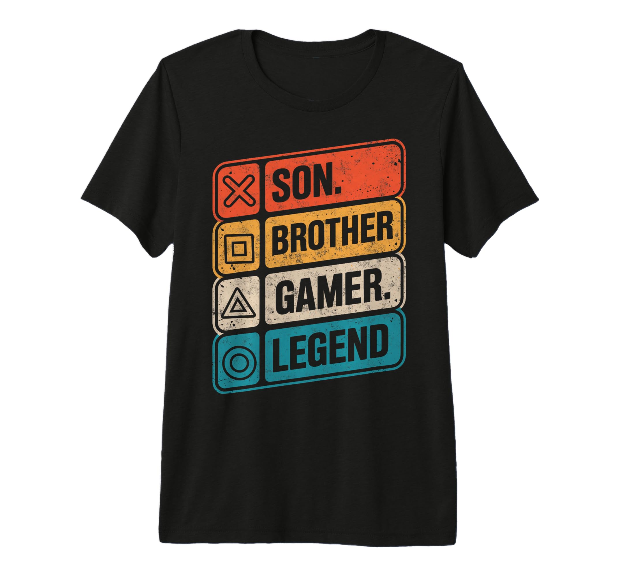 Son Brother Gamer Legend Video Game T-Shirt - Minimalist Print for Adults - T-Shirt, Sweatshirt, Hoodie