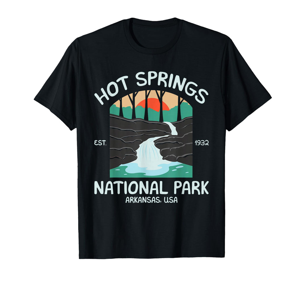 Hot Springs Us National Park Arkansas Gift T-Shirt - Novelty Apparel Unisex - T-Shirt, Sweatshirt, Hoodie
