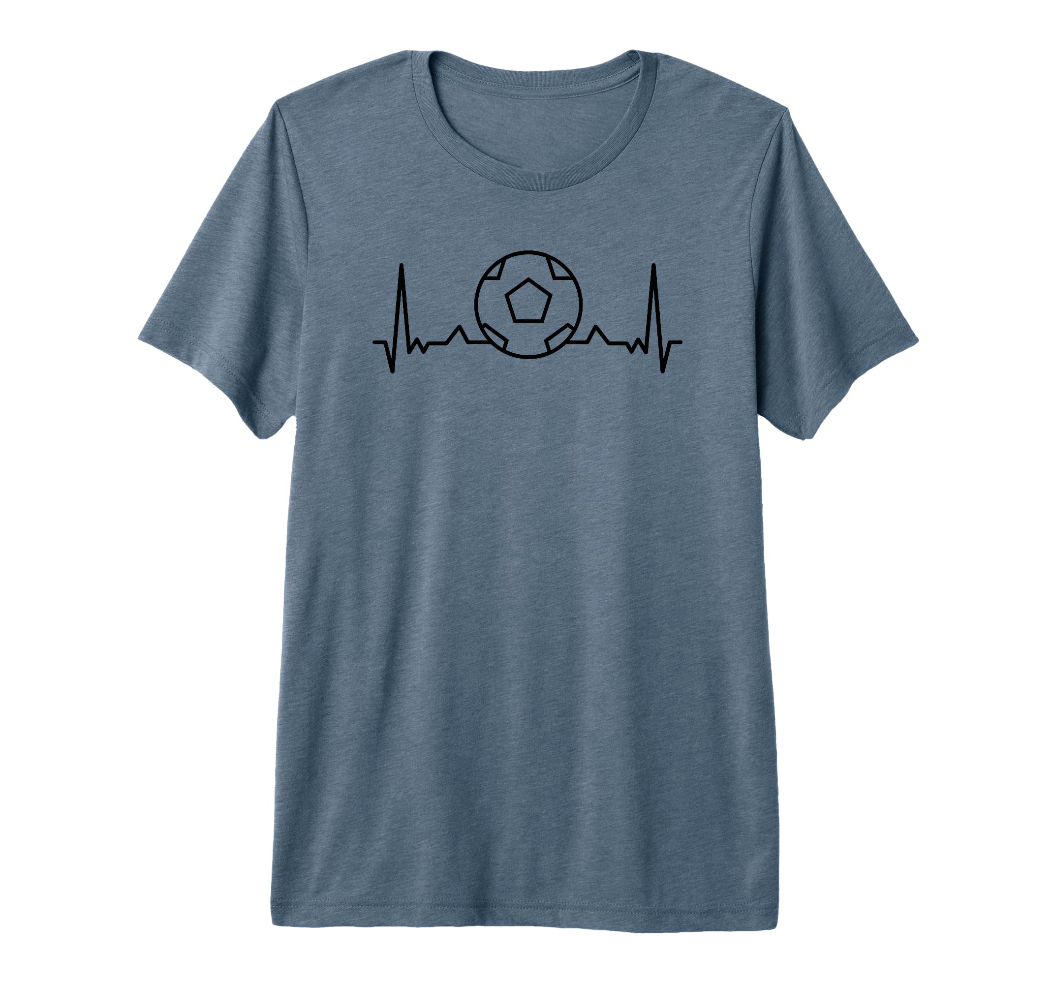 Soccer Heartbeat Funny Soccer Sports T-Shirt - Fun Novelty Design Unisex - T-Shirt, Sweatshirt, Hoodie