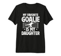 Mens My Daughter Soccer Goalie Dad T-Shirt - Minimalist Print for Adults - T-Shirt, Sweatshirt, Hoodie
