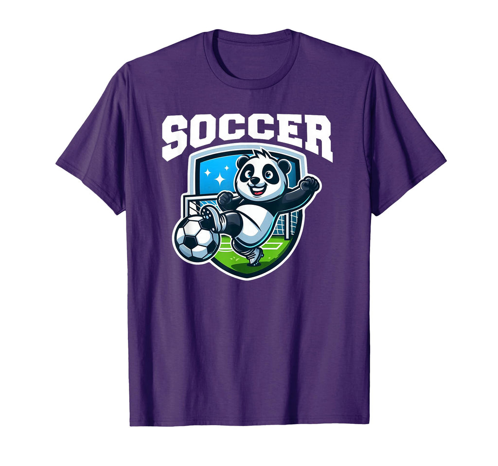 Soccer Panda Playing Soccer Games T-Shirt - Streetwear Style for Adults - T-Shirt, Sweatshirt, Hoodie