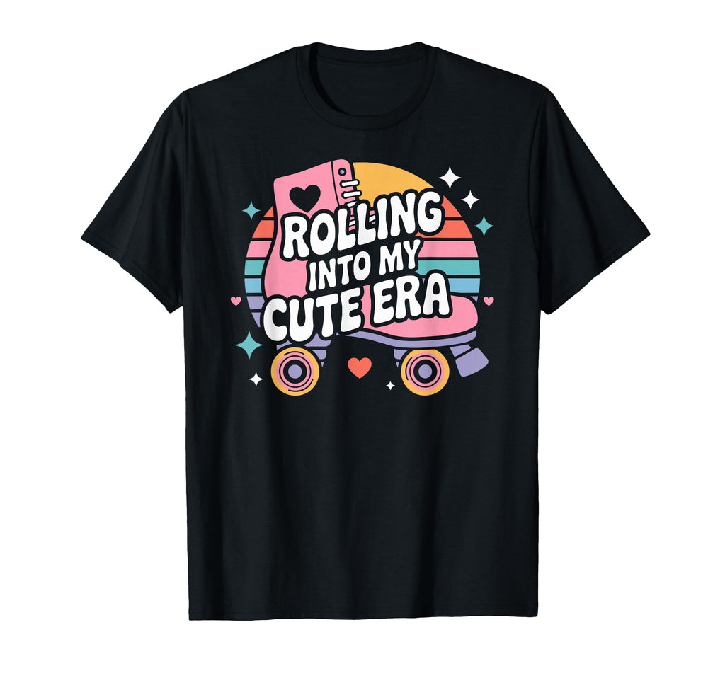 Rolling Into My Era Roller Skating T-Shirt - Unique Graphic Unisex - T-Shirt, Sweatshirt, Hoodie