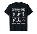 Outnumbered Ducklings Football T-Shirt - Aesthetic Graphic Men Women - T-Shirt, Sweatshirt, Hoodie