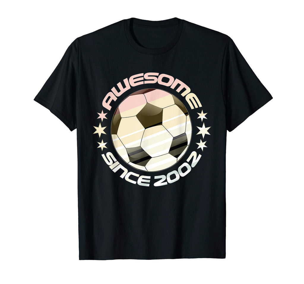 Awesome Since 2002 19Th Birthday 19 Year T-Shirt - Unique Graphic Unisex - T-Shirt, Sweatshirt, Hoodie