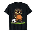 Hedgehog Football T-Shirt - Aesthetic Graphic Unisex - T-Shirt, Sweatshirt, Hoodie