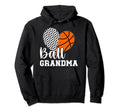 Ball Grandma Heart Soccer Basketball Hoodie - Custom Art Print for Adults - T-Shirt, Sweatshirt, Hoodie