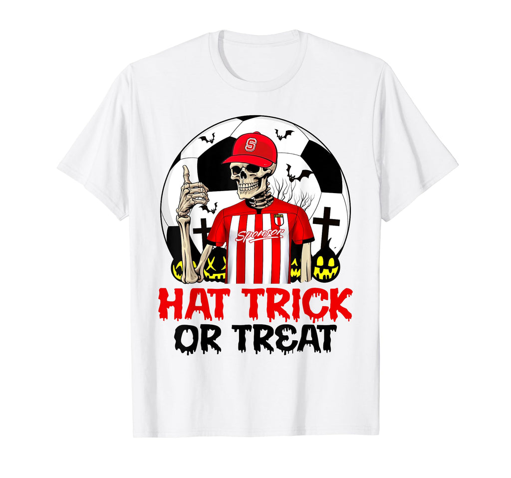 Funny Hat Trick Or Treat Skeleton T-Shirt - Custom Art Print for Adults - T-Shirt, Sweatshirt, Hoodie