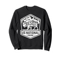 Resist Bison Buffalo Alt Us Sweatshirt - Novelty Apparel for Adults - T-Shirt, Sweatshirt, Hoodie