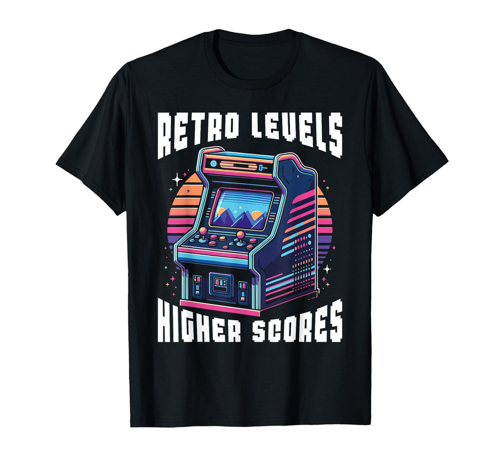 80S Arcade Nostalgia Pixel Art Video T-Shirt - Novelty Apparel Men Women - T-Shirt, Sweatshirt, Hoodie