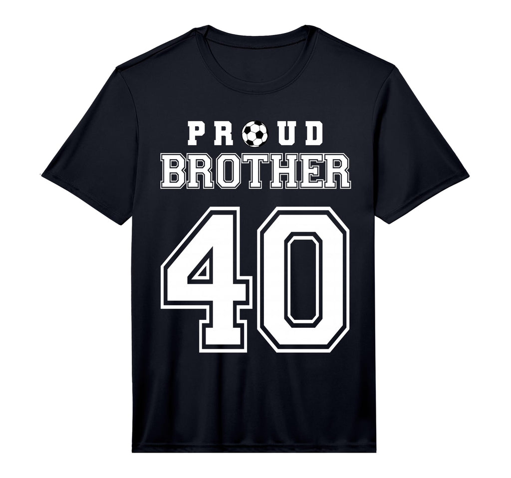 Number 40 Custom Proud Soccer Futbol T-Shirt - Graphic Print Men Women - T-Shirt, Sweatshirt, Hoodie