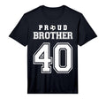 Number 40 Custom Proud Soccer Futbol T-Shirt - Aesthetic Graphic Unisex - T-Shirt, Sweatshirt, Hoodie
