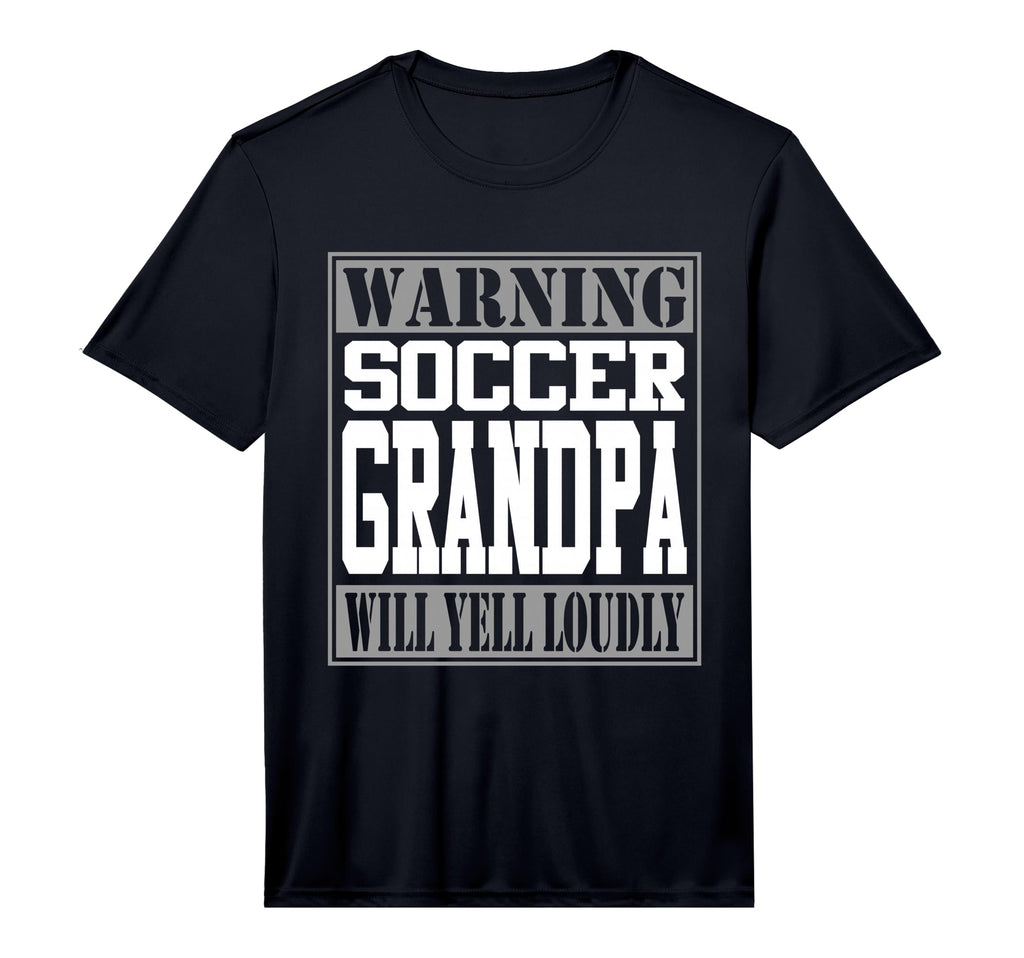 Soccer Grandpa Warning Loud Supporter T-Shirt - Novelty Apparel for Adults - T-Shirt, Sweatshirt, Hoodie
