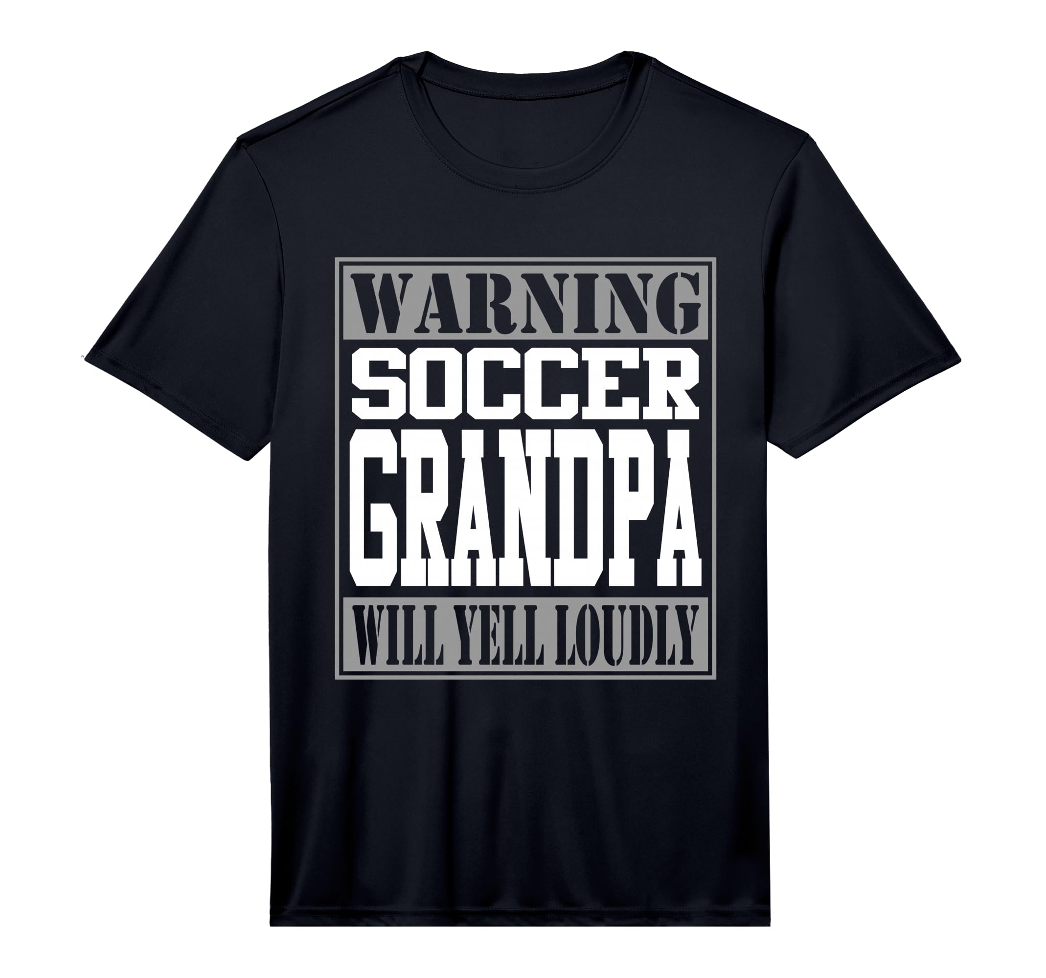 Soccer Grandpa Warning Loud Supporter T-Shirt - Novelty Apparel for Adults - T-Shirt, Sweatshirt, Hoodie