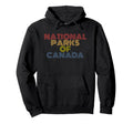 National Parks Canada 70S Hoodie - Graphic Print Men Women - T-Shirt, Sweatshirt, Hoodie