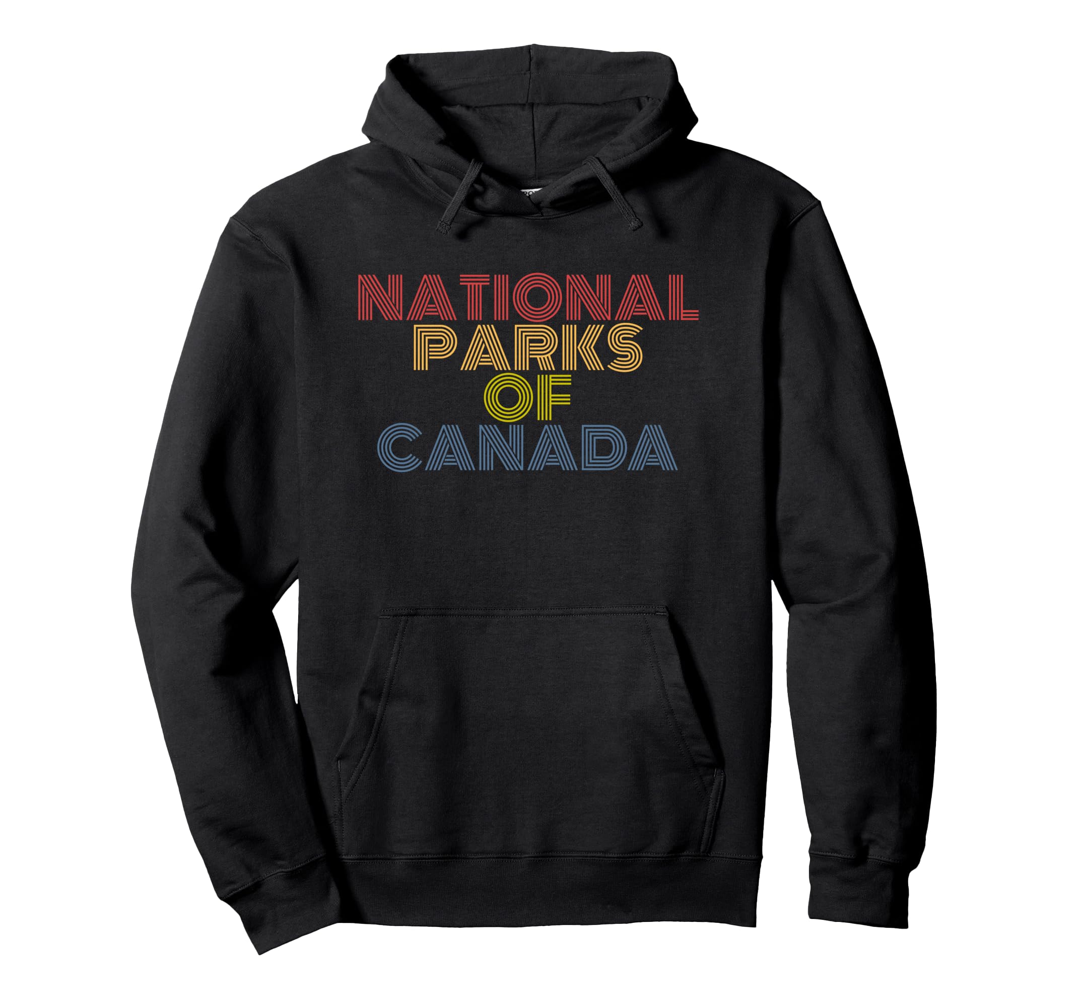 National Parks Canada 70S Hoodie - Graphic Print Men Women - T-Shirt, Sweatshirt, Hoodie